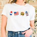  Cute 4th of July Characters - Freedom American Patriotic - Comfy T-Shirt Options