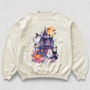  Cute Haunted House Fall Halloween - Choose Sweatshirt or T-Shirt