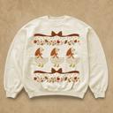  Vintage Fall Goose Geese Pattern - T-Shirt or Sweatshirt