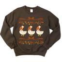  Vintage Fall Goose Geese Pattern - T-Shirt or Sweatshirt