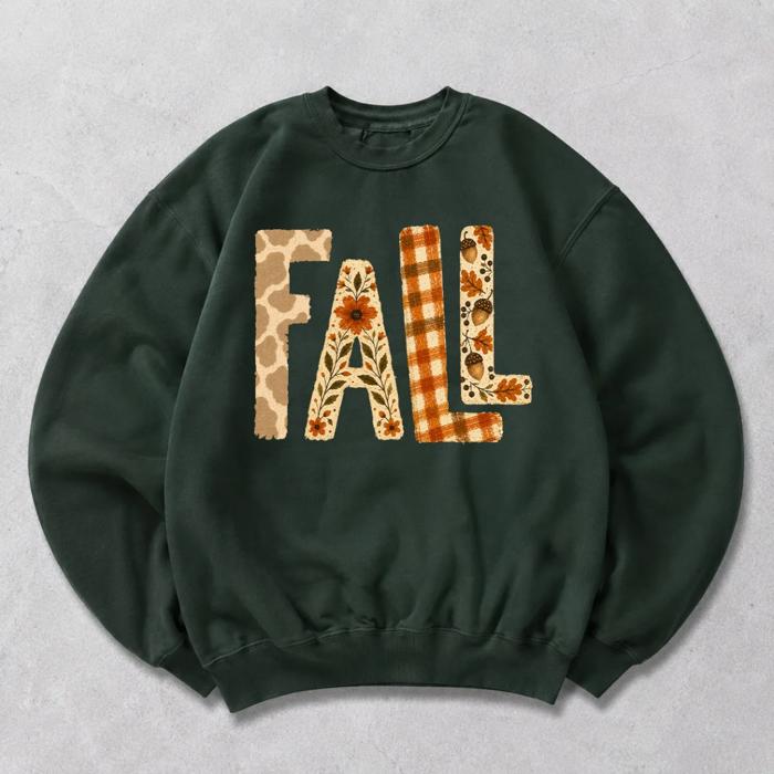 Shabby Chic Boho Fall Word - Sweatshirts and T-Shirts