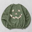  Camo Jack-O-Lantern Pumpkin Face For Halloween Fall Autumn - T-Shirt, Sweatshirt, or Longsleeve