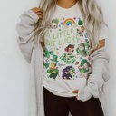  A Little Bit Lucky Vintage Retro St. Patrick's Day Charm Unisex Heavyweight Comfort Tee