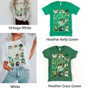  A Little Bit Lucky Vintage Retro St. Patrick's Day Charm Unisex Heavyweight Comfort Tee