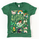  A Little Bit Lucky Vintage Retro St. Patrick's Day Charm Unisex Heavyweight Comfort Tee