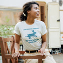  Keep Running, Comrade! Soft Cozy Longer Length Unisex Graphic Tee T-shirt