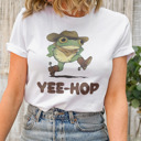  Yee-Hop: The Froggy Adventure Soft Cozy Longer Length Unisex Graphic Tee T-shirt