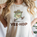  Yee-Hop: The Froggy Adventure Soft Cozy Longer Length Unisex Graphic Tee T-shirt