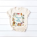  Raised by Books Golden Nostalgic Teacher Read Reading Love Little Retro Vintage Nostalgia Unisex Heavyweight Comfort Tee