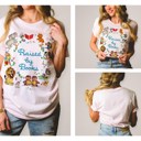  Raised by Books Golden Nostalgic Teacher Read Reading Love Little Retro Vintage Nostalgia Unisex Heavyweight Comfort Tee