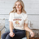  At What Age Do We Start Meeting Up For Bingo 'Cause I'm Ready Boxing Bear Funny Viral Meme Shirt Retro Bingo Champion Bear Soft Cozy Longer Length Unisex Graphic Tee T-shirt