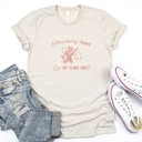 Strawberry Jams: Life's Sweet, But My Glock Don't! Soft Cozy Longer Length Unisex Graphic Tee T-shirt