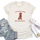  Raccoon Wrath: Unleash Your Inner Wild Side! Soft Cozy Longer Length Unisex Graphic Tee T-shirt