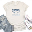  All Seasons of Chill Vibes Soft Cozy Longer Length Unisex Graphic Tee T-shirt