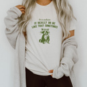  So in conclusion, it really do be like that sometimes raccoon | Soft Cozy Longer Length Unisex Graphic Tee T-shirt