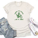  Riding through Life: Sorry I'm Taken… as a Joke! Soft Cozy Longer Length Unisex Graphic Tee T-shirt