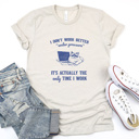  The Purrfect Work Ethic: Under Pressure Cat Tee Soft Cozy Longer Length Unisex Graphic Tee T-shirt