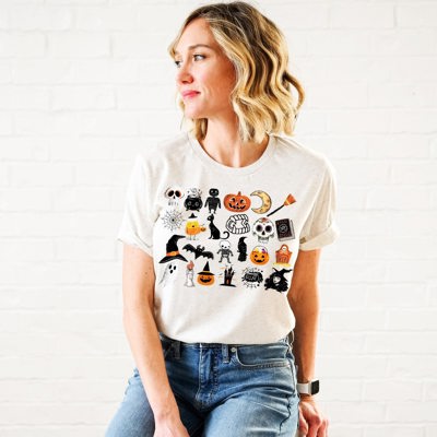 Happy Halloween  It's the Little Things that make the best memories Unisex Heavyweight Comfort Tee