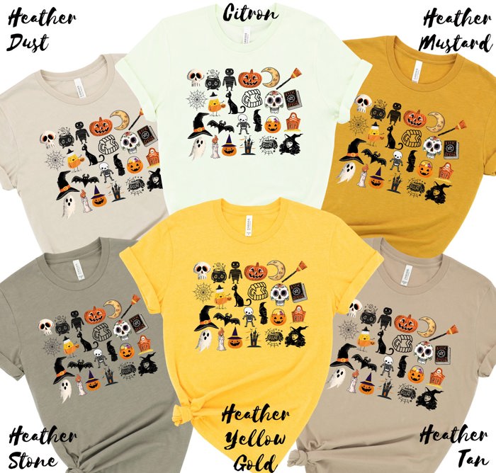 Happy Halloween  It's the Little Things that make the best memories Unisex Heavyweight Comfort Tee