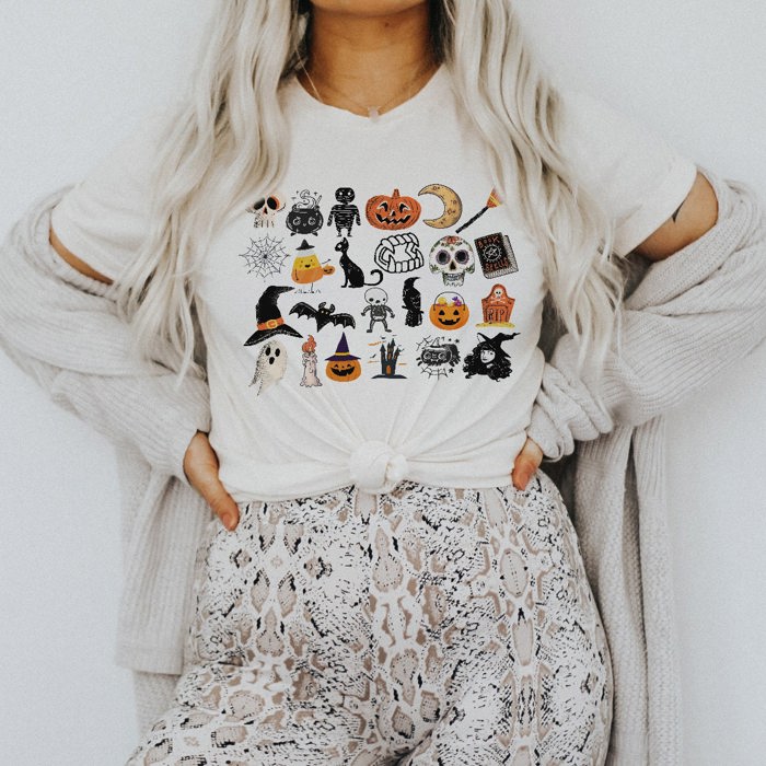 Happy Halloween  It's the Little Things that make the best memories Unisex Heavyweight Comfort Tee