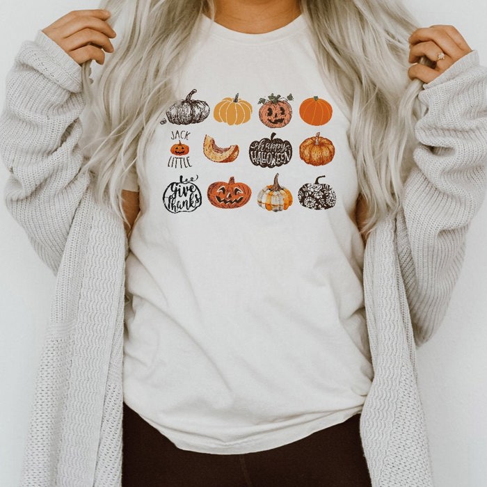 Pumpkin Harvest It's the Little Things that make the best memories Unisex Heavyweight Comfort Tee