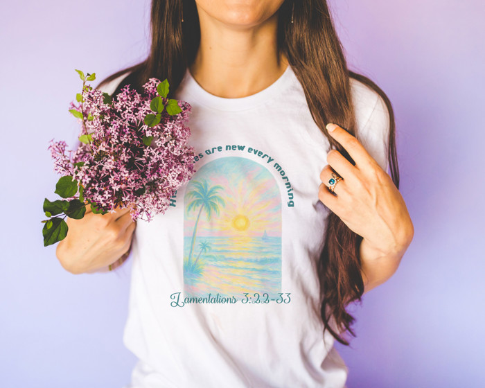 Hismercies Soft Cozy Longer Length Unisex Graphic Tee T-shirt
