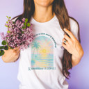  Hismercies Soft Cozy Longer Length Unisex Graphic Tee T-shirt