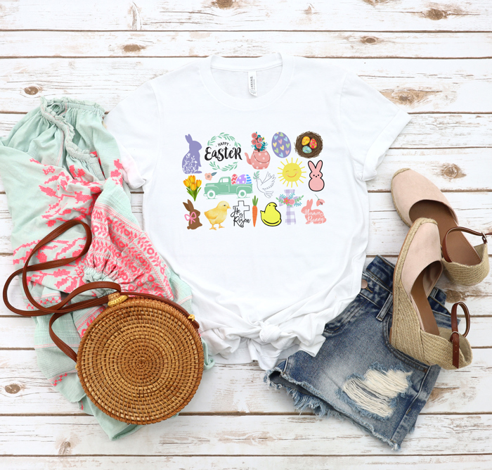 Happy Easter It's the Little Things that make the best memories Unisex Heavyweight Comfort Tee