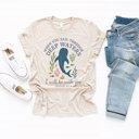 WHEN YOU SAIL THROUGH DEEP WATERS | Guiding Light in Troubled Seas Soft Cozy Longer Length Unisex Graphic Tee T-shirt