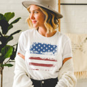  Tanktops & T-Shirts - USA Patriotic Grunge Flag Fourth of July American Ultra