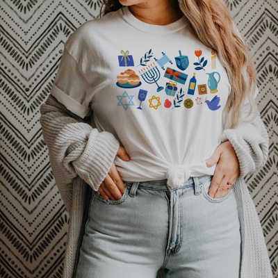 Happy Hanukkah It's the Little Things that make the best memories Unisex Heavyweight Comfort Tee