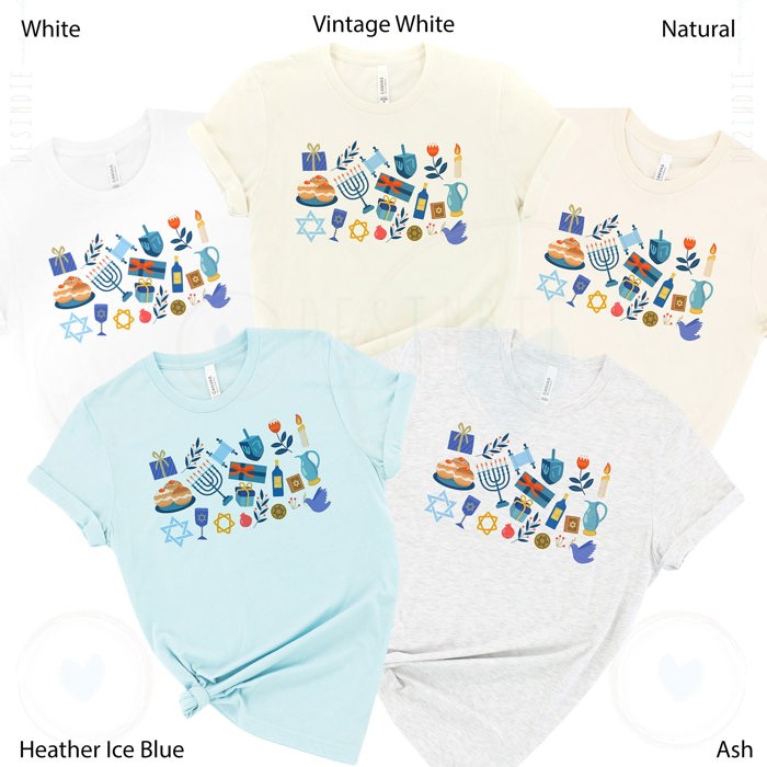 Happy Hanukkah It's the Little Things that make the best memories Unisex Heavyweight Comfort Tee