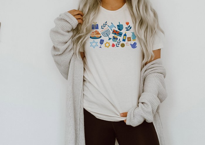 Happy Hanukkah It's the Little Things that make the best memories Unisex Heavyweight Comfort Tee