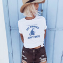  You might want to stay back My Dokies Ain't Okie | Caution: Dokies on Guard! Soft Cozy Longer Length Unisex Graphic Tee T-shirt