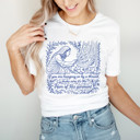  If you are hanging on by a thread, make sure it's the Hem of His garment | Clinging to Hope: A Grasp of Faith Soft Cozy Longer Length Unisex Graphic Tee T-shirt