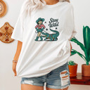  Stay Wild | Unleash Your Inner Adventurer Soft Cozy Longer Length Unisex Graphic Tee T-shirt