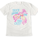  BUCK AROUND AND FIND OUT! | Saddle Up for Adventure! Soft Cozy Longer Length Unisex Graphic Tee T-shirt