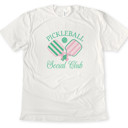  PICKLEBALL Social Club | Swing into Fun: Join the Pickleball Community! Soft Cozy Longer Length Unisex Graphic Tee T-shirt