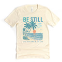  BE STILL and know that I am God | Embrace the Serenity of Faith Soft Cozy Longer Length Unisex Graphic Tee T-shirt