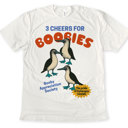  3 CHEERS FOR BOOBIES | Celebrate the Quirky Charm of the Galapagos! Soft Cozy Longer Length Unisex Graphic Tee T-shirt