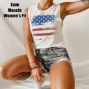  Tanktops & T-Shirts - USA Patriotic Grunge Flag Fourth of July American Ultra