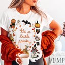  Be a Little Spooky Happly Halloween Vintage Unisex Heavyweight Comfort Tee