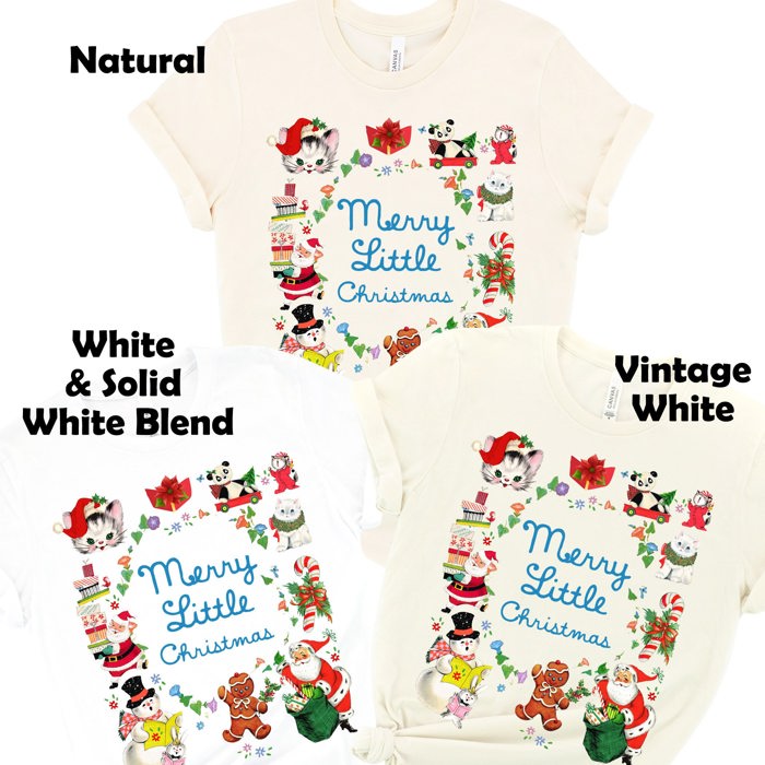 Golden Merry Little Christmas Little Things Holidays Vintage Unisex Heavyweight Comfort Tee