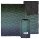  Packable Cozy Outdoor Puffer Blanket with Printed Corner Heart