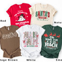  Cozy Christmas Holiday Teacher Tees - Perfect Comfy Teacher Bella Canvas T-Shirt