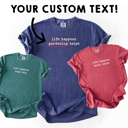  CUSTOM - Life Happens (Custom Text) Helps - Create Your Own Perfect Custom Tee