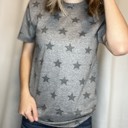  Patriotic Stars Print Tee