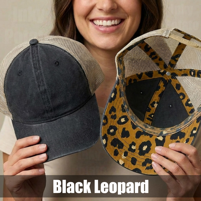 15 + Colors - Washed Mesh-Back Cap Women's Baseball Trucker Hat
