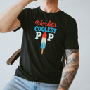  Worlds Coolest Pop Patriotic Popsicle Design - T-Shirts and Tanks (Unisex for Dads)
