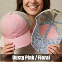  15 + Colors - Washed Mesh-Back Cap Women's Baseball Trucker Hat